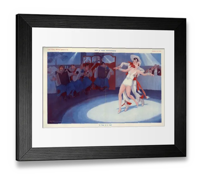 Framed Print : La Vie Parisienne 1930 1930s France cc erotica tango Framed Print : La Vie Parisienne 1930 1930s France cc erotica tango