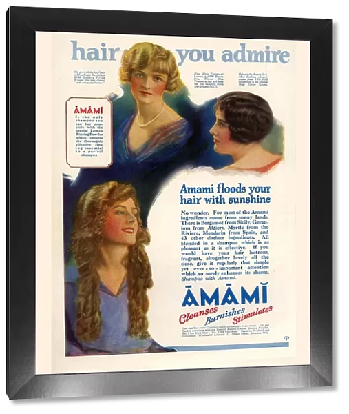 Amami Shampoos 1920s UK