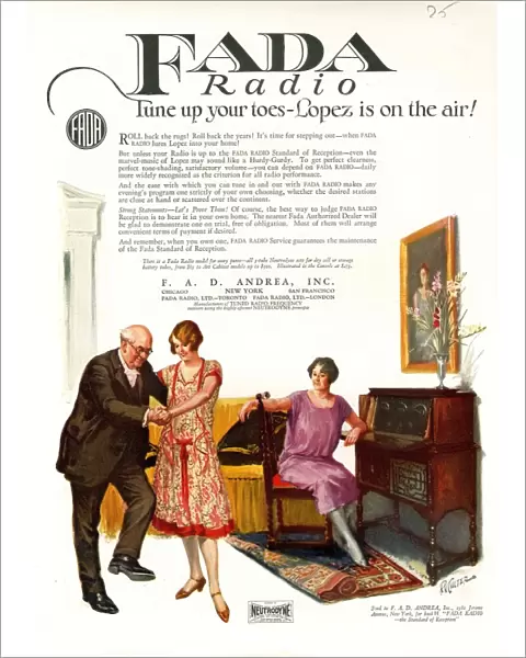 Fada Radio 1920s USA cc radios grandparents grandfathers grandmothers
