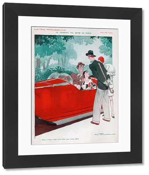 La Vie Parisienne 1920s France CC envy jealousy cars
