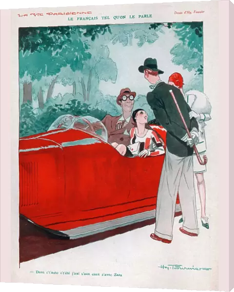 La Vie Parisienne 1920s France CC envy jealousy cars