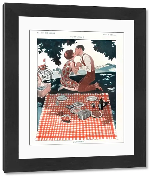 La Vie Parisienne 1920s France cc picnics kissing food eating summer