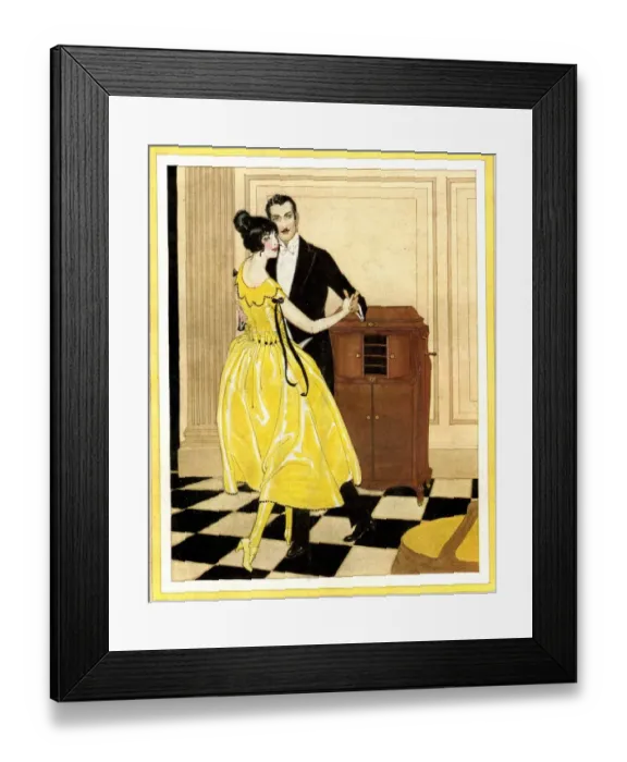 Framed Print : HMV 1920s Spain cc
