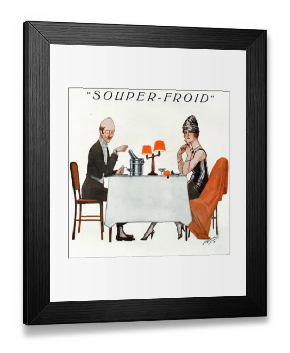 Framed Print : La Vie Parisienne 1930s France cc eating restaurants arguing arguments Framed Print : La Vie Parisienne 1930s France cc eating restaurants arguing arguments