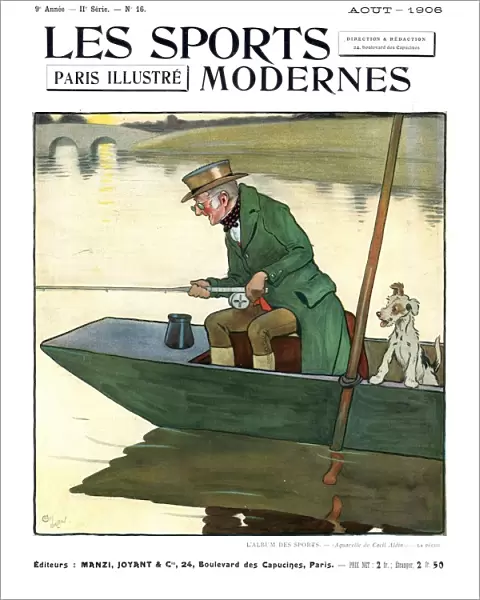 Les Sports Modernes 1906 1900s France cc magazines fishing boats dogs