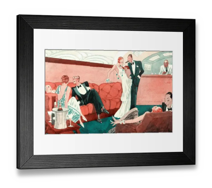 Framed Print : La Vie Parisienne 1920s France cc bars drinking hotels flirting cocktails Framed Print : La Vie Parisienne 1920s France cc bars drinking hotels flirting cocktails