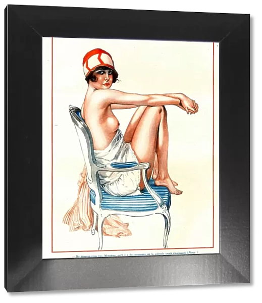 La Vie Parisienne 1920s France cc glamour erotica sex pin-ups hats womens