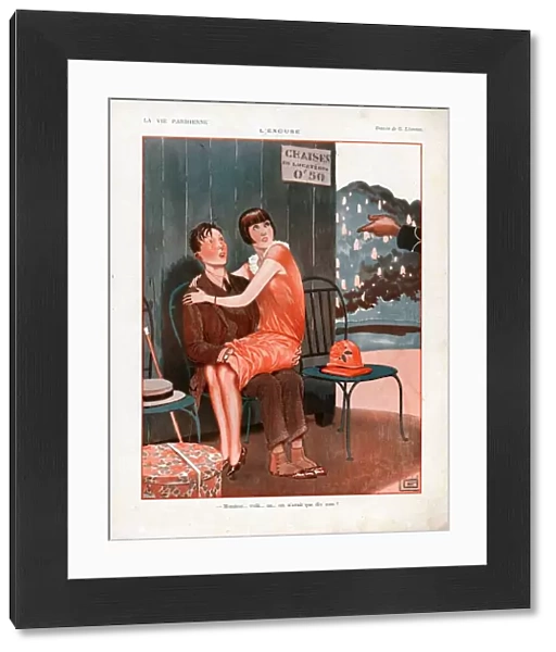 La Vie Parisienne 1925 1920s France cc snogging kissing couples kisses