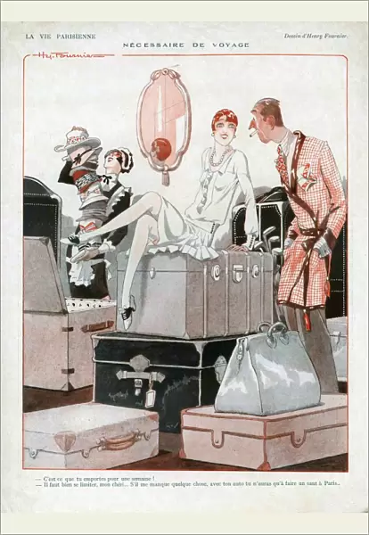 La Vie Parisienne 1926 1920s France cc travel hotels luggage holidays