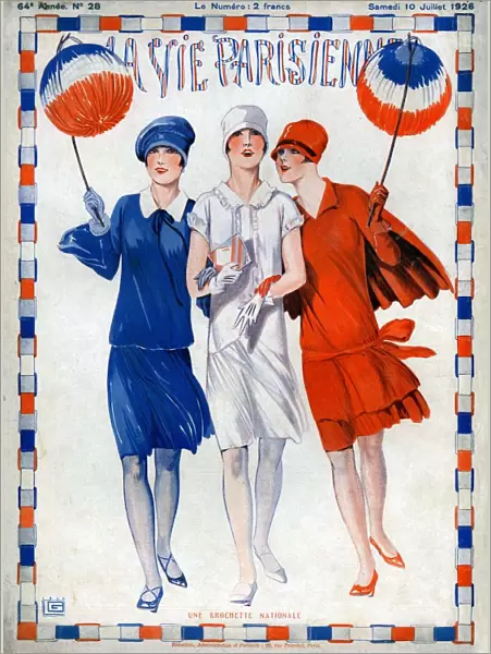 La Vie Parisienne 1926 1920s France cc womens hats