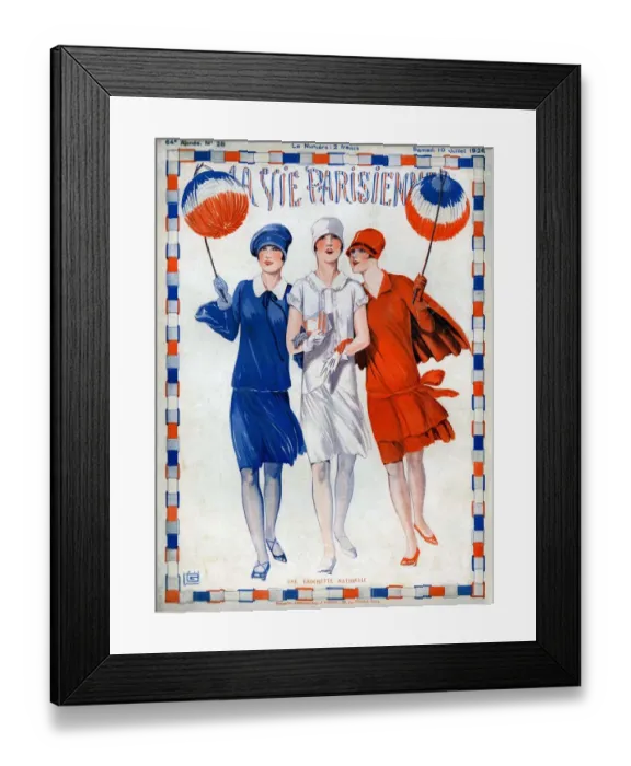 Framed Print : La Vie Parisienne 1926 1920s France cc womens hats Framed Print : La Vie Parisienne 1926 1920s France cc womens hats