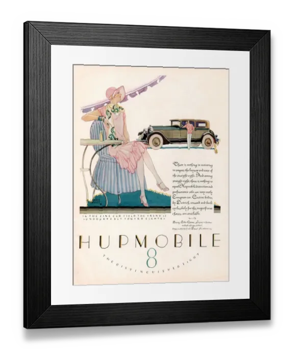 Framed Print : Hupmobile 1927 1920s USA cc cars Framed Print : Hupmobile 1927 1920s USA cc cars