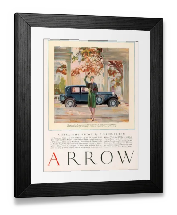 Framed Print : Arrow 1929 1920s USA cc cars autumn seasons Framed Print : Arrow 1929 1920s USA cc cars autumn seasons