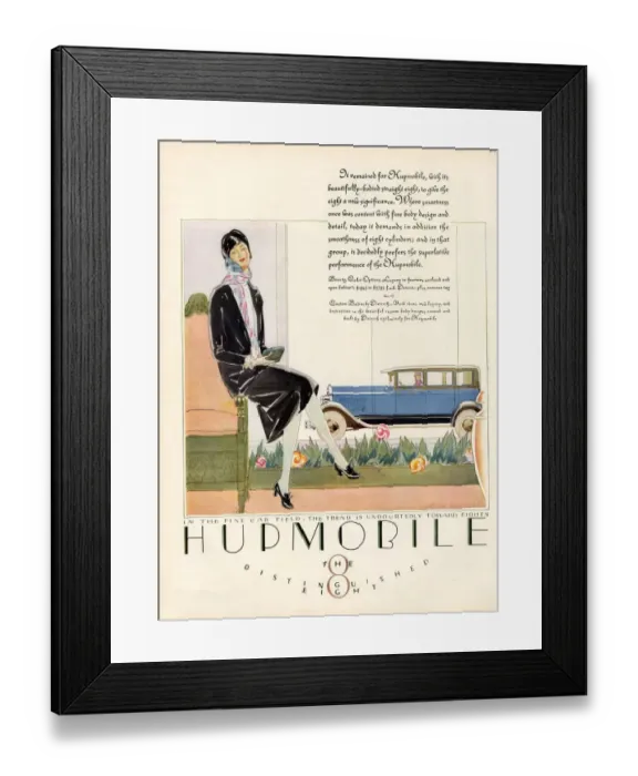 Framed Print : Hupmobile 1929 1920s USA CC cars womens Framed Print : Hupmobile 1929 1920s USA CC cars womens