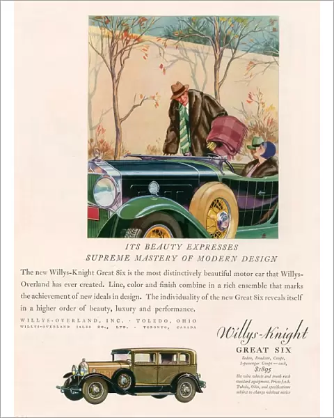 Willys Knight 1920s USA cc cars autumn seasons