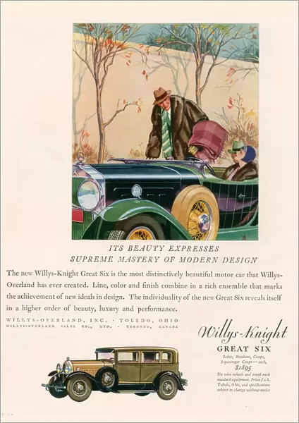 Willys Knight 1920s USA cc cars autumn seasons