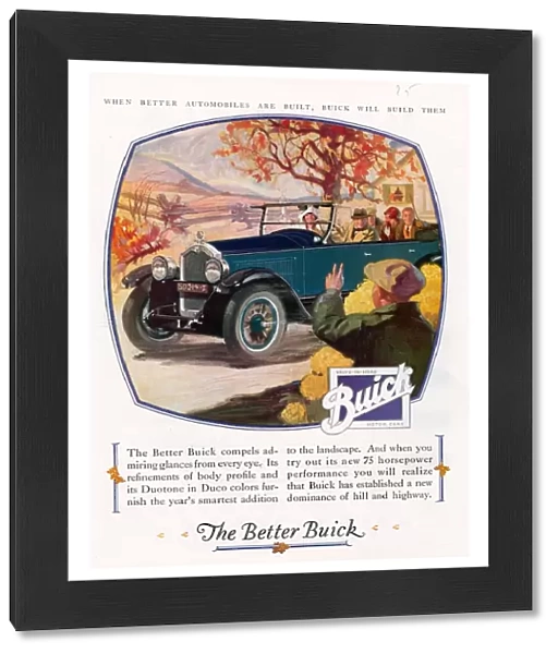 Buick 1925 1920s USA cc cars autumn seasons waving
