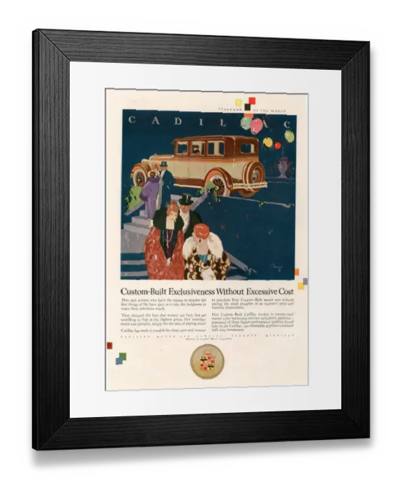Framed Print : Cadillac 1925 1920s USA cc cars Cadillac Framed Print : Cadillac 1925 1920s USA cc cars Cadillac