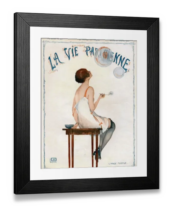 Framed Print : La Vie Parisienne 1927 1920s France cc bubbles nightwear nightgowns erotica womens Framed Print : La Vie Parisienne 1927 1920s France cc bubbles nightwear nightgowns erotica womens