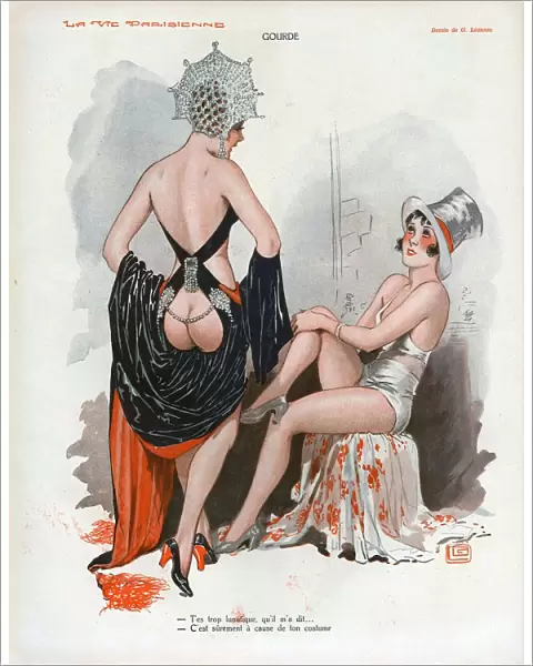 La Vie Parisienne 1931 1930s France cc buttocks bums naked nude glamour showgirls