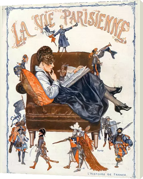 La Vie Parisienne 1920s France reading soldiers cc revolution
