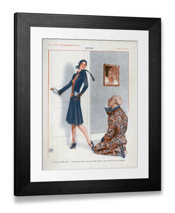 Framed Print : La Vie Parisienne 1929 1920s France cc arguments jealousy sugar daddy daddies proposals Framed Print : La Vie Parisienne 1929 1920s France cc arguments jealousy sugar daddy daddies proposals