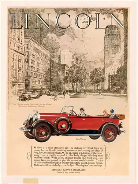 Lincoln 1927 1920s USA cc cars