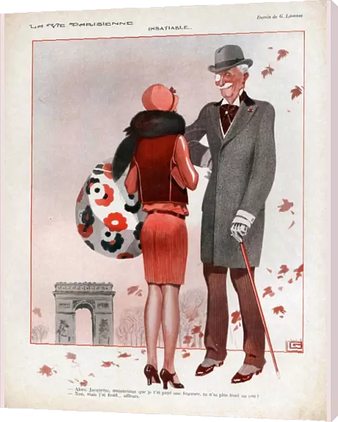 La Vie Parisienne 1928 1920s France cc autumn leaves monocles sugar daddy daddies