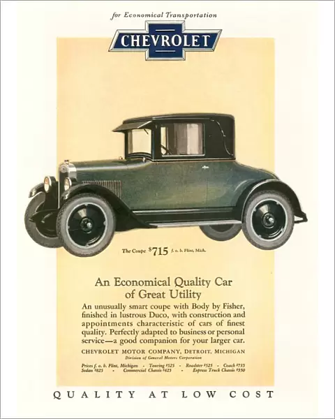 Chevrolet 1925 1920s USA cc cars
