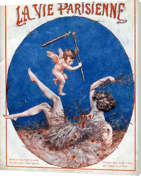 La Vie Parisienne 1923 1920s France cc erotica harvest cherubs valentines angels