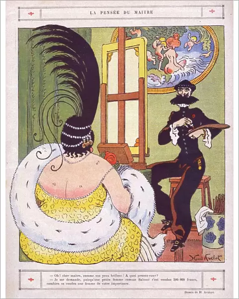La Vie Parisienne 1920s France humour artists painters portraits cc