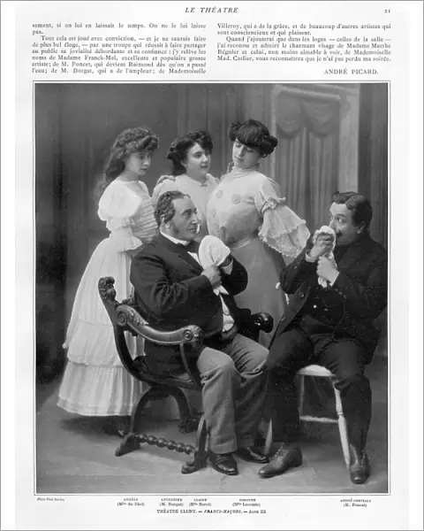 Le Theatre 1900s France humour colds