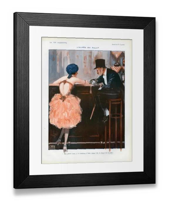 Framed Print : La Vie Parisienne 1920 1920s France cc sugar daddy daddies bars cocktails Framed Print : La Vie Parisienne 1920 1920s France cc sugar daddy daddies bars cocktails