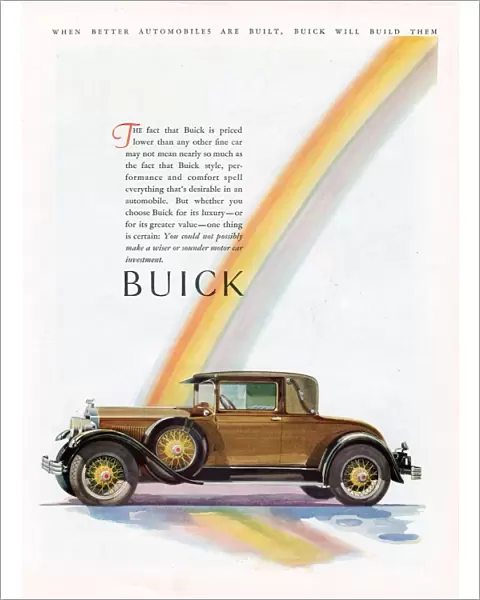 Buick 1928 1920s USA cc cars rainbows