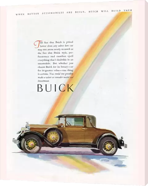Buick 1928 1920s USA cc cars rainbows