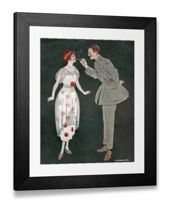 Framed Print : Cavanders Army Club 1919 1910s UK women womens world war one wwI ww1 Framed Print : Cavanders Army Club 1919 1910s UK women womens world war one wwI ww1