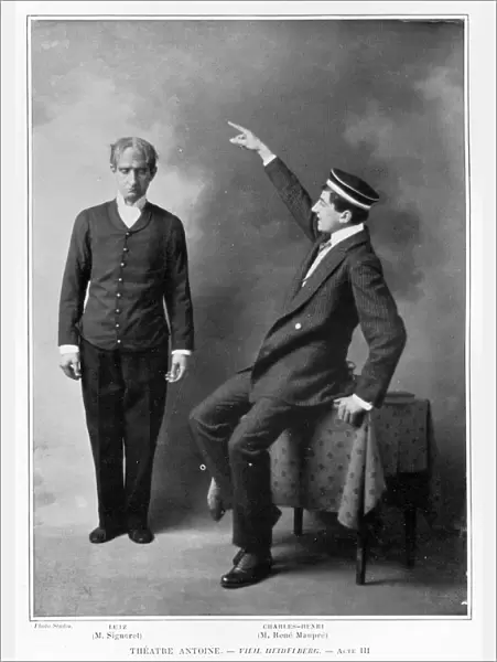 Le Theatre 1900s France humour hypnotists hypnotism hypnotise svengali hypnosis