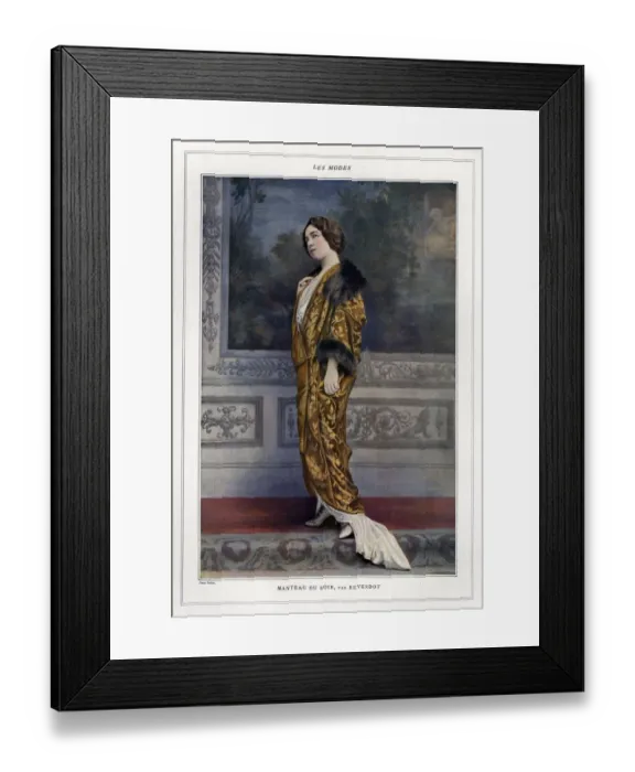 Framed Print : Les Modes 1914 1910s France cc womens Framed Print : Les Modes 1914 1910s France cc womens