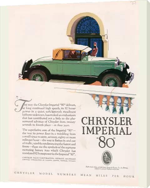 Chrysler Imperial 1927 1920s USA cc cars Chrysler