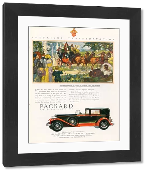 Packard 1930 1930s USA cc cars horses coaches carriages