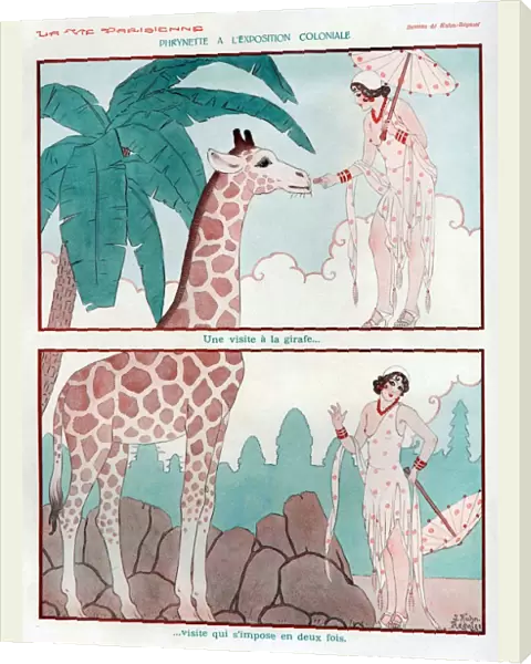 La Vie Parisienne 1931 1930s France cc giraffes safaris jungle