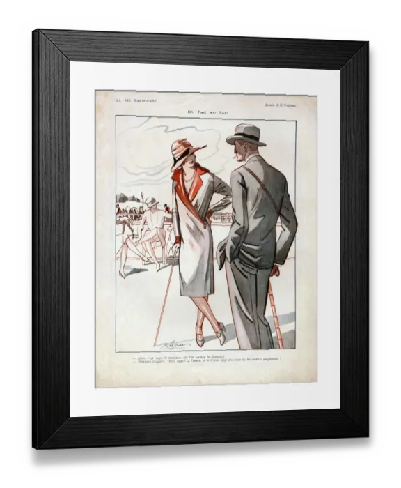 Framed Print : La Vie Parisienne 1926 1920s France cc mens womens hats races horses racing Framed Print : La Vie Parisienne 1926 1920s France cc mens womens hats races horses racing