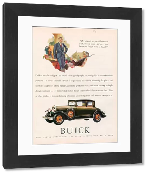 Buick 1929 1920s USA cc cars pipes smoking