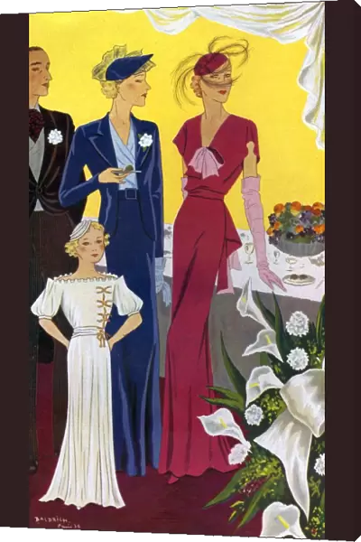 Baldrich 1936 1930s Spain cc womens dresses evening-dress eveningwear reception
