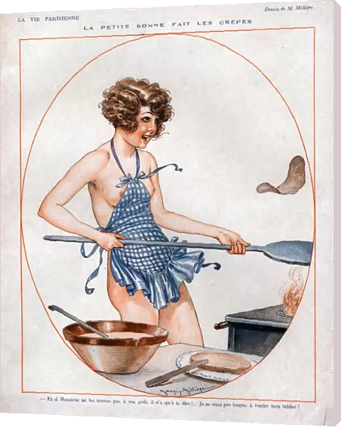 La Vie Parisienne 1926 1920s France cc cooking erotica pancakes naked chefs
