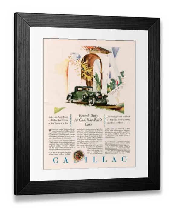 Framed Print : Cadillac 1928 1920s USA cc cars Framed Print : Cadillac 1928 1920s USA cc cars