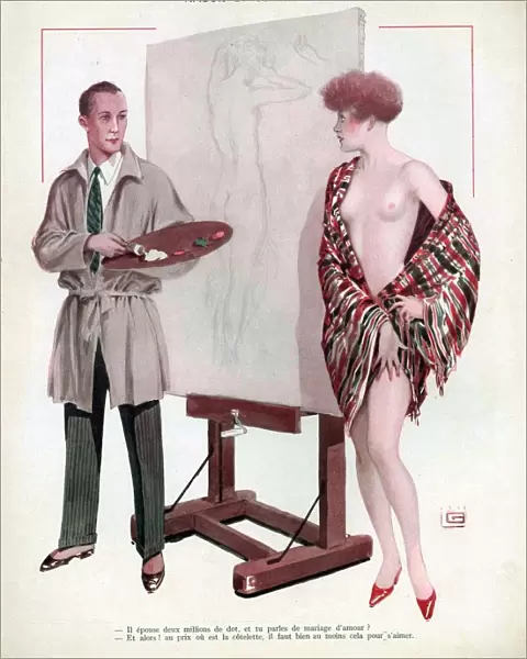 La Vie Parisienne 1929 1920s France cc portraits artists paintings nudes erotica