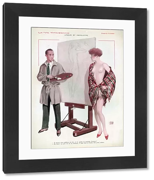 La Vie Parisienne 1929 1920s France cc portraits artists paintings nudes erotica