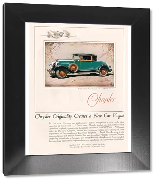 Chrysler 1928 1920s USA cc cars