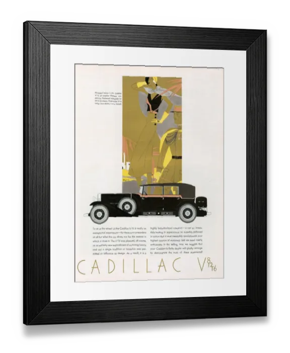 Framed Print : Cadillac 1931 1930s USA cc cars art deco Framed Print : Cadillac 1931 1930s USA cc cars art deco